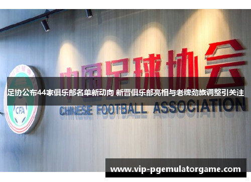 足协公布44家俱乐部名单新动向 新晋俱乐部亮相与老牌劲旅调整引关注 足协公布44家俱乐部名单新动向 新晋俱乐部亮相与老牌劲旅调整引关注