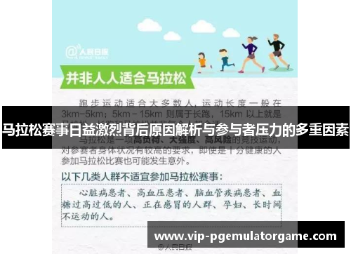 马拉松赛事日益激烈背后原因解析与参与者压力的多重因素